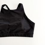 Lululemon [] Black High Neck Energy Sports Bra Strappy Back Workout Top Size 12 Photo 4