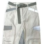 I am gia I.AM.GIA | Small | Halo Pant White Silver Reflective Cargo Parachute Jogger Photo 4