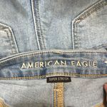 American Eagle  Curvy Hi-rise Jean Shortie Distressed denim Shorts light wash 6 Photo 8