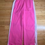 OTOS Activewear Womens Barbie Pink stripe Nylon W/Drawstring Ankle pants|Size:L Size L Photo 6