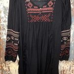 Patrons of Peace  black embroidered dress, size XS Photo 4