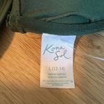 Kona Sol  Women's Olive Green Seamed Underwire Bikini Top - Size Large - NWT Photo 1