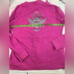 HARLEY DAVIDSON LARGE ✨ Sauk prairie Pink Hoodie excellent condition Photo 2