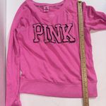 Vintage Y2K Victoria's Secret PINK Preppy Neon Logo Oversized Sweatshirt Small Photo 3