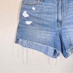 Hollister  Blue Curvy Ultra High Rise Vintage Relaxed Mom Jean Shorts Womens 29 Photo 6