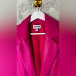 Steve Madden Faux Leather Vibrant Pink Blazer Jacket - Size Medium Photo 6