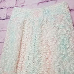 VINTAGE OHI 80S STYLE COTTON CANDY PASTEL NUBBY FUZZY BOAT NECK SWEATER TEE S Pink Photo 13