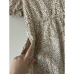 J. Crew Short Sleeve Collared Brown Cheetah Print Mini Dress Career Preppy Sz 8 Photo 9