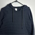 Zyia Women’s  Active Size XL Black‎ Quilted Hoodie Sweatshirt Photo 1