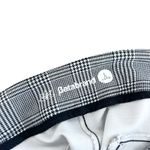 Betabrand  Black White Plaid Cigarette Dress Yoga Pants Sz L Long Photo 1