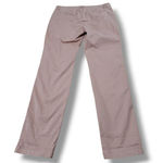 Garnet Hill Pants Size 8 W34" x L32" Casual Chino Pants Straight Leg Embroidered Embroidery Photo 2