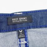 True Religion NEW Riley Big T Raw Hem Mid-Rise Bermuda Short Moonstone Denim 27 Photo 5