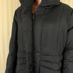 Cole Haan NWT  Down Long Puffer Quilted Down Winter Coat Jacket Parka Sz XL Black Photo 14