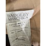 Badgley Mischka  Black Lace Gown Formal Evening Dress Sleeveless USA Made Photo 4