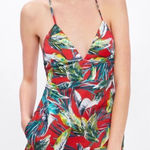 ZARA NEW‎  leaf printed mini dress Photo 0