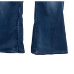 Mother Women's WIDE LEG BLUE Perfect Rise Flared Stretch Casual Jeans Size 28 Photo 4