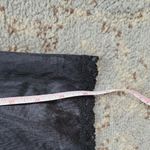 Vintage Miss Dira New York Nylon & Lace Slip Skirt Black Large Photo 3
