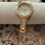 New York & Company Gold and White Women's Watch Photo 1