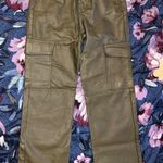 Boutique TGLA faux leather cargo pants Photo 0
