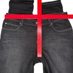 Eileen Fisher Sz 8 Organic Cotton Straight Ankle Stretch Denim Black Jeans $178 Photo 3