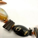 Carnelian tigers eye beaded vintage necklace Photo 2