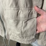 Columbia Womens Khaki Long Sleeve Hooded Zip Up Utility Cargo Jacket size XS Photo 4