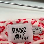 Princess Polly Quinny Mini Skirt Pink Red Animal Print High Waist Y2K Photo 4