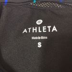 Athleta  • Crossback Swim Tankini Top Size Small Black and Blue Photo 2