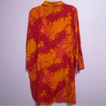 ModaPosa Gabriella Tunic Dress Big Coral Orange Fuchsia Women Size XL Beach Chic Photo 7