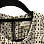 Calvin Klein  Black and Cream Mini Dress Size 4 Business Casual Photo 1