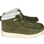 Stio Colter Chukka Dark Olive Green Suede Boots Size 6 Lining & Traction Outsole Photo 4