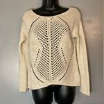 Delia's Delia*s vintage 90s cream crochet sweater Photo 0
