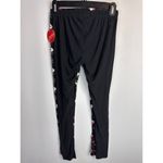 Just One Christmas Holiday Theme Plaid Leggings 2 Pcs Women's Medium NWT Black Photo 6