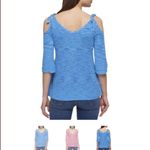 Tommy Hilfiger Space Dyed Cold Should Knit Top Size Large Photo 5