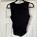 Michael Stars  Maribel Square Neck Tank black ribbed size small Photo 3