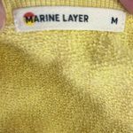 Marine layer Vintage Terry Sweatshirt Medium – Pale Yellow Cropped Streetwear Photo 12