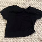 Target Black  Top Crop Ribbed Photo 1