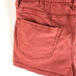 Wild Fable Womens Shorts Paper Bag Waist Cotton Stretch Salmon Pink M Photo 2