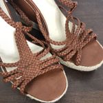 LK Bennett L.K. Bennett Aquina Woven Leather Espadrille Wedge Womens 41 Strappy Sandal Photo 6