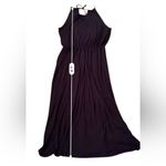 SO Kohl's‎  Black Sleeveless Stretchy Knit Side Slit Maxi Dress Sz XL NEW Photo 8