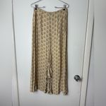 April Cornell vintage Cream and mustard Floral ruffle back midi/Maxi Skirt S Yellow Photo 2