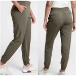 Athleta  Olive Green Textured Brooklyn Jogger Pants Size 4 Photo 1