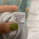 Iris  Teal Green Butter Yellow Floral Cowl Neck Cami Slip Dress Women's Medium Photo 4