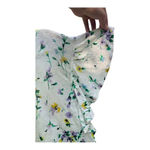 Loft Linen Floral Shirt with Ruffle Sleeves // Size Small Photo 3