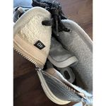 P448 Sally Denim High Top Sneakers Size 40 Side Zip Photo 6