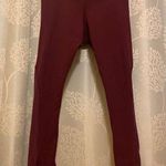 Lululemon  crop burgundy leggings size 2 Photo 0