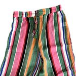 Lulus Multicolor Striped Rainbow Swim Cover-up Pants Women's Size Small Photo 2