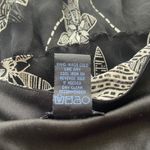 Vintage Y2K Eva Blue Black Floral Beaded V Neck Dress Women's Size 10 Photo 8