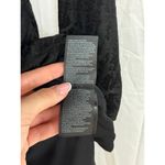 H&M NWT  Patterned Long Sleeve Stand Collar Draped Mini Dress Black Women's XS Photo 5