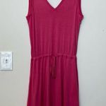 Sweaty Betty | Take It Easy Drop Waist Sleeveless Mini Dress Tayberry Pink XS/S Photo 0